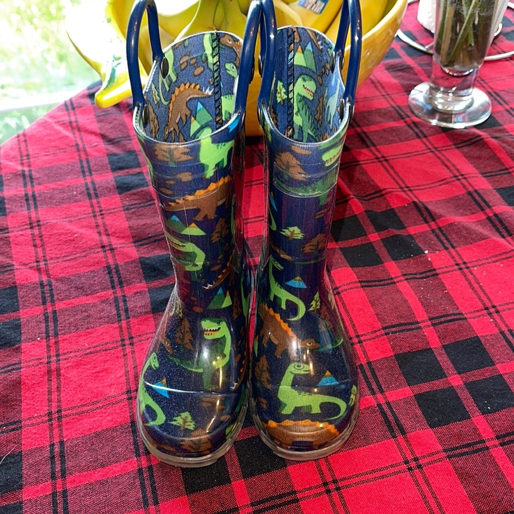 Little boys rain boots